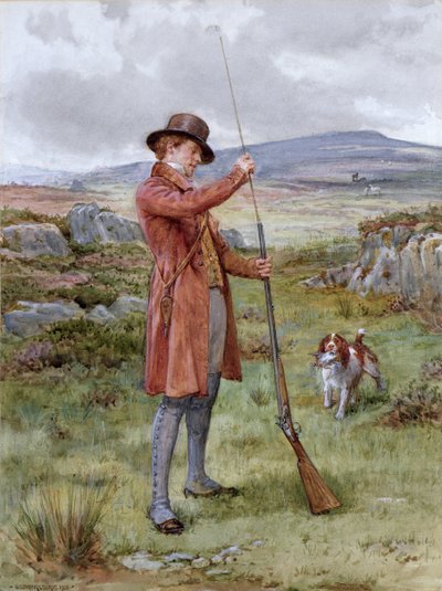 Chargement du canon, 1903 - George Goodwin Kilburne